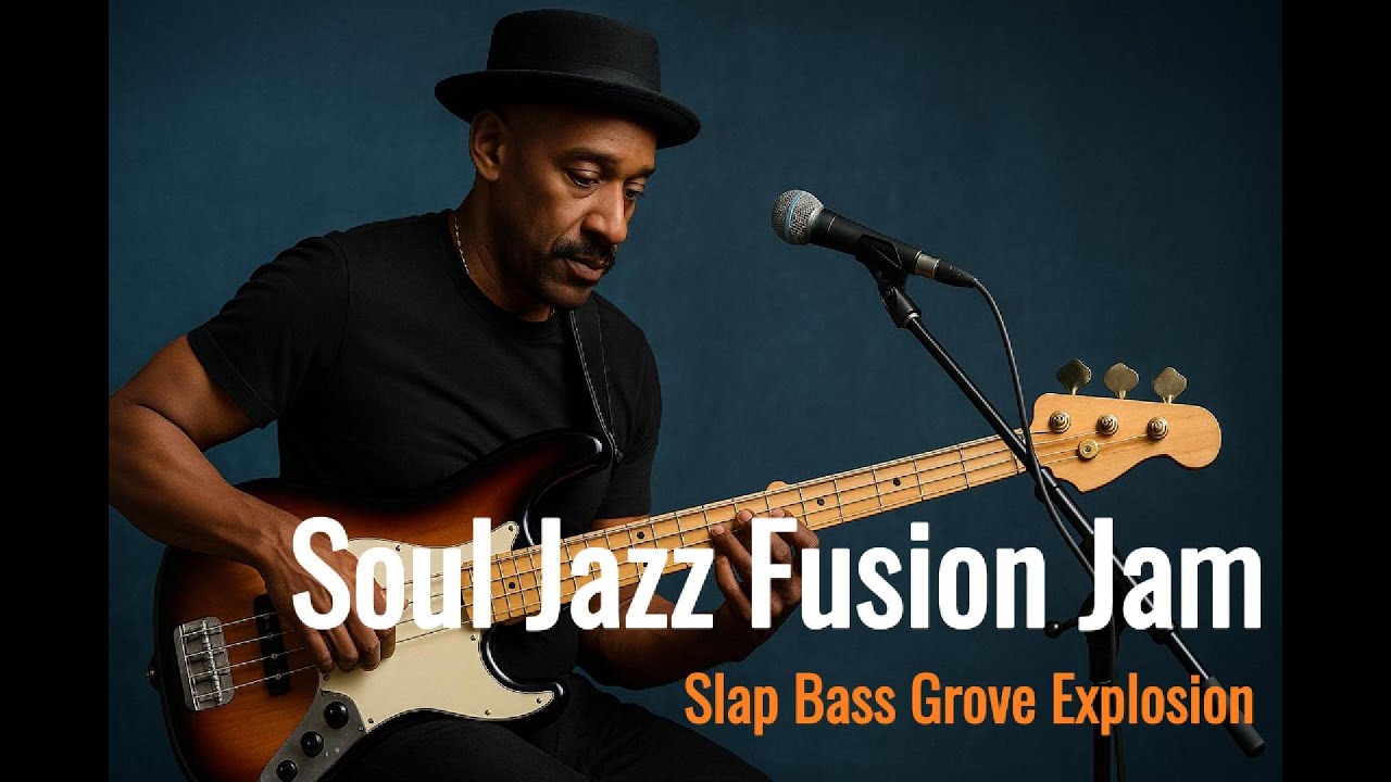 🎸 Soul Funk Jazz Fusion Jam | Slap Bass Groove Explosion 🎷