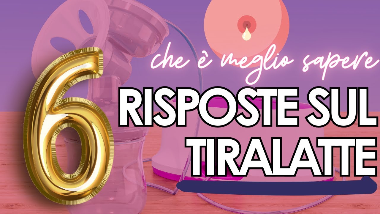COSA DOVRESTI SAPERE SUL TIRALATTE | Serve o non serve? Come sceglierlo?