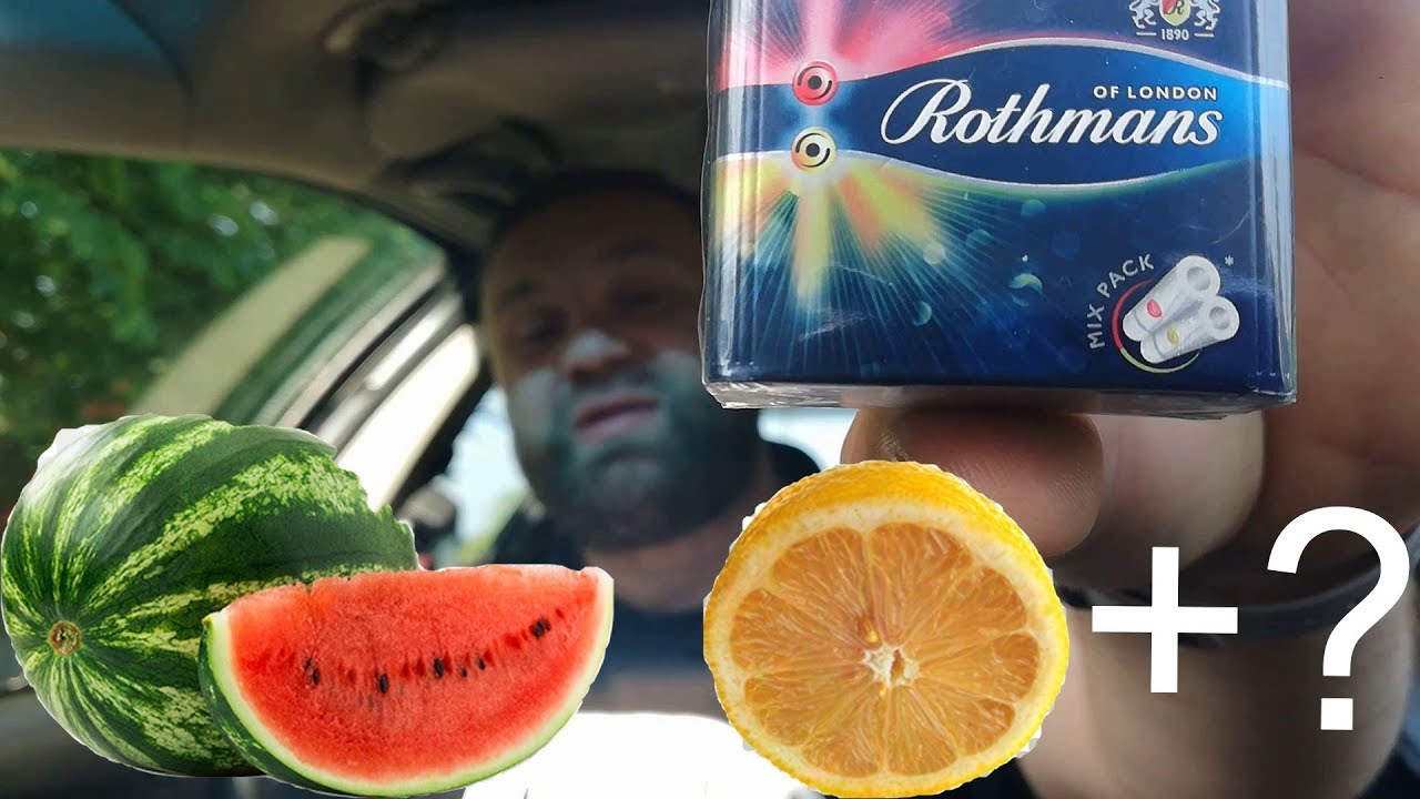 Rothmans с капсулой АРБУЗ и ЛИМОН новый кнопочный король!