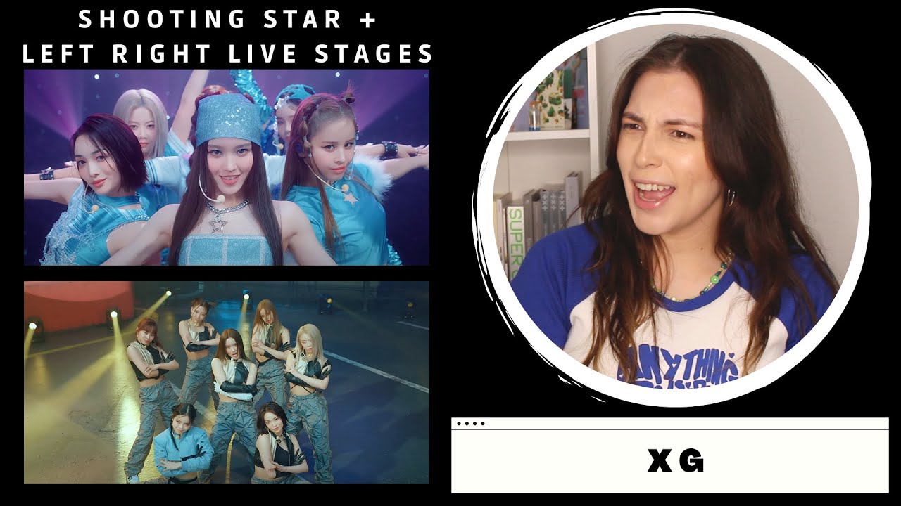 XG - SHOOTING STAR (XG SHOOTING STAR LIVE STAGE) + LEFT RIGHT (LIVE STAGE) REACTION