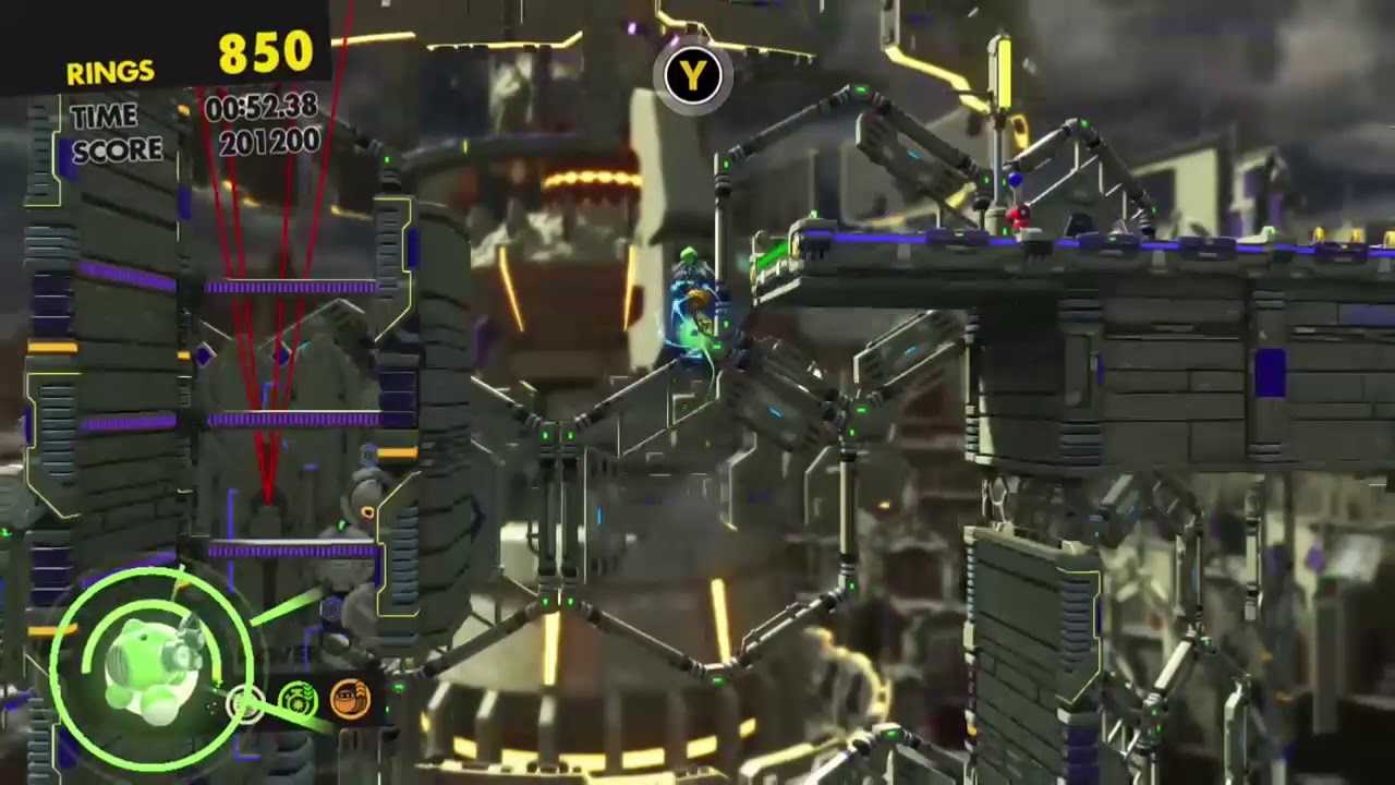 Sonic Forces - Imperial Tower - 999+ rings