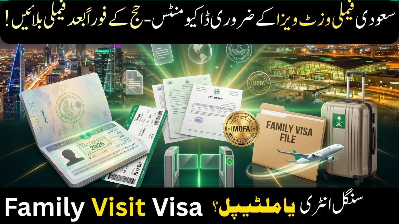 Saudi Family Visit Visa 2026 Complete Documents Guide | Apply Without Rejection