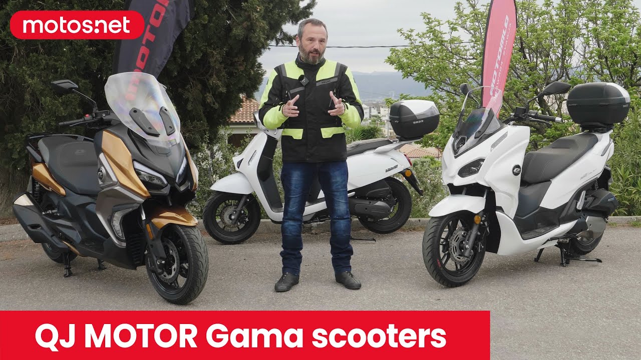 🛵 Gama scooter QJ Motor 2024 / QJ MTL y LTR 125 y FORT 4.0 / Presentación / Review 4K / motos.net