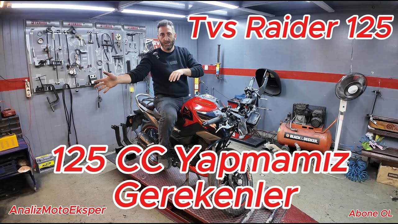 Tvs Raider 125 başlanğıç Motoru Ne Tercih Edelim // AnalizMotoEksper