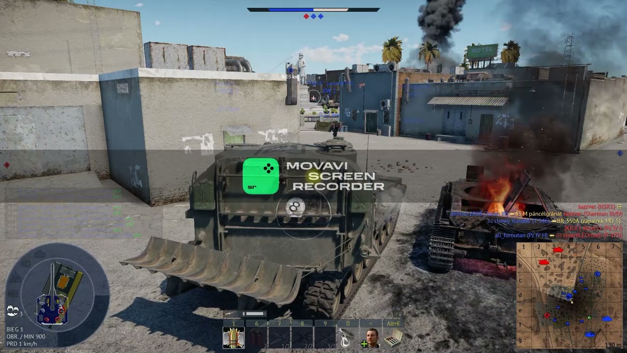 gram w war thunder, czołgiem *m55