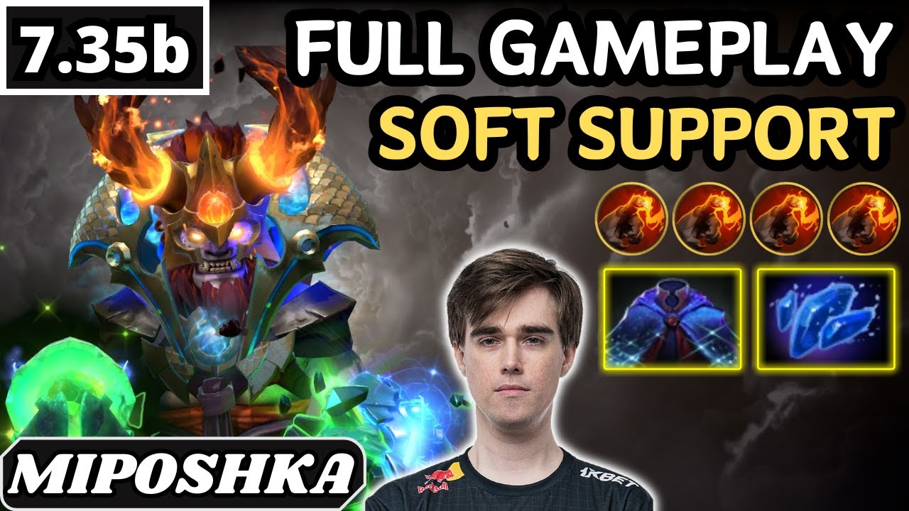7.35b - Miposhka LION Soft Support Gameplay - Dota 2 Full Match Gameplay