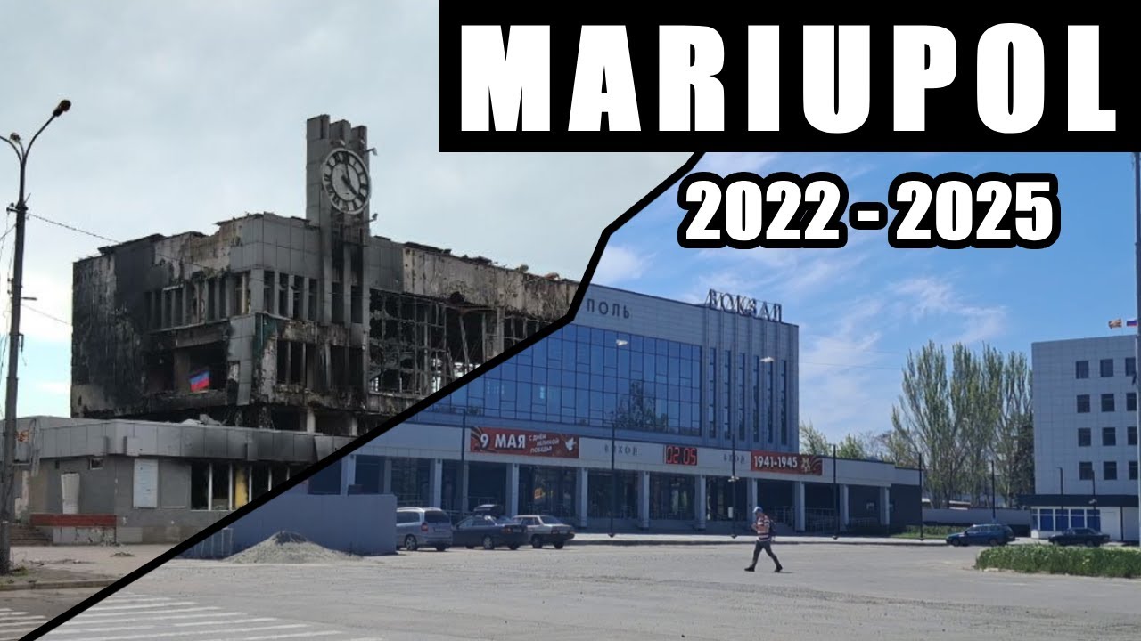 MARIUPOL BEFORE AND AFTER COMPILATION 2025