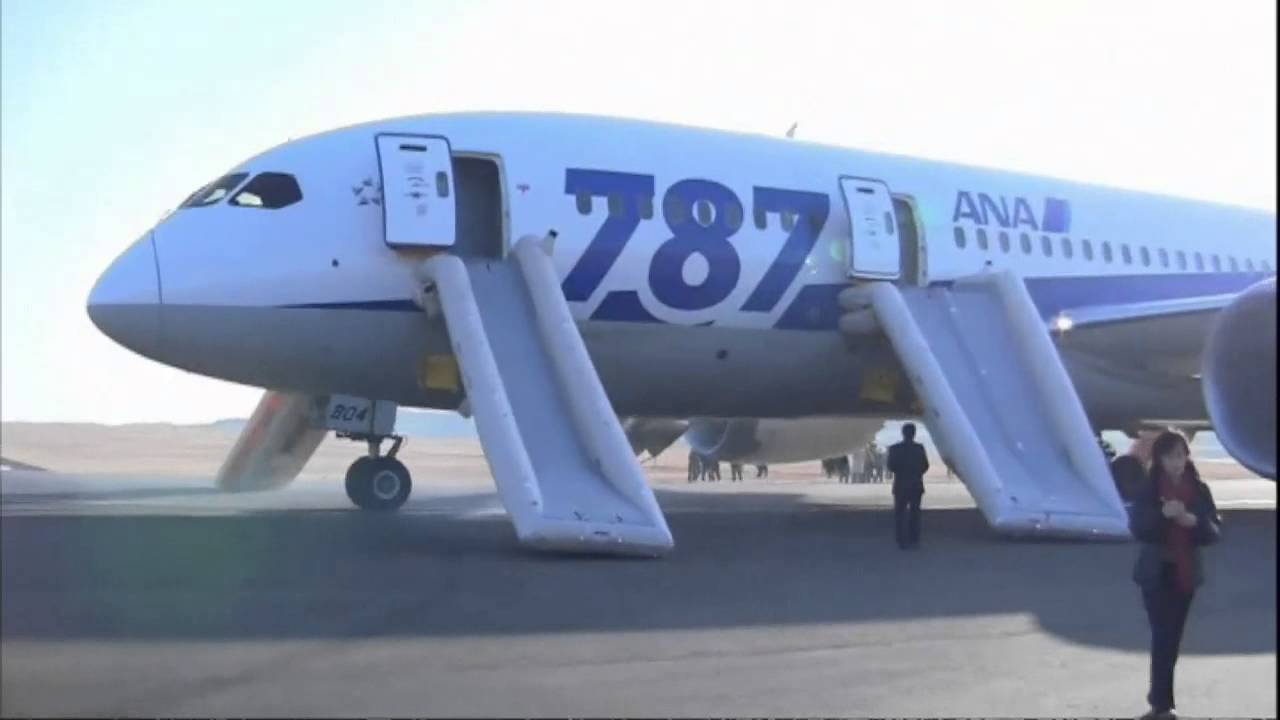 Boeing dreamliner plane evacuated after emergency landing