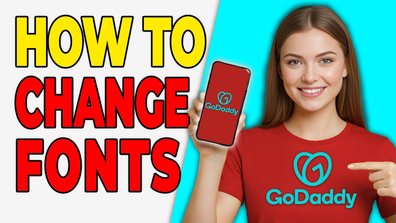 Как изменить шрифты в конструкторе сайтов GoDaddy (брендинг)