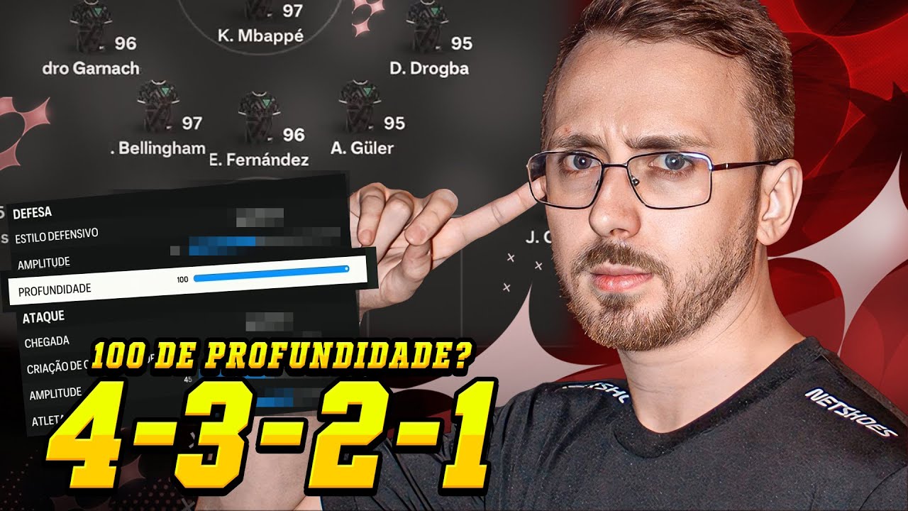 *META* 4-3-2-1 COM 100 DE PROFUNDIDADE! ENTENDA COMO FUNCIONA | EAFC 24