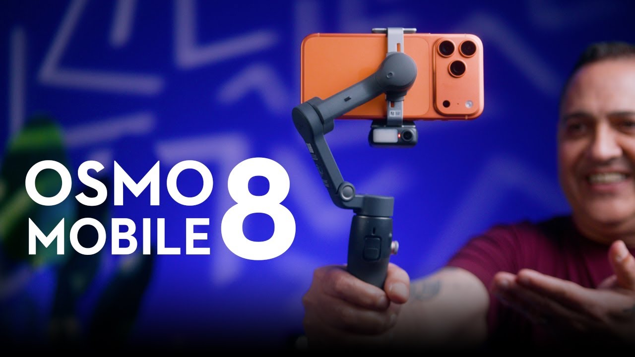 DJI OSMO MOBILE 8: agora com GIRO 360° e INTEGRAÇÃO TOTAL com iPHONE