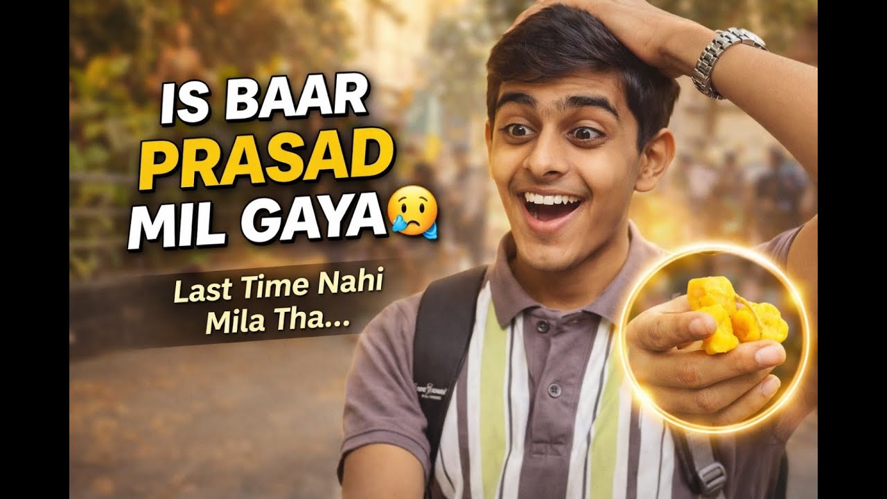 “Dost Ko Mandir Bheja Prasad Ke Liye… Iss Baar Bhagwan Ne Sun Li 🙏😅”