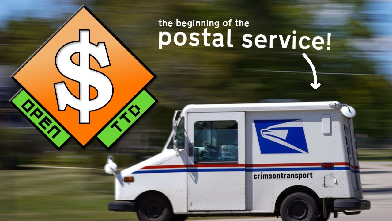 OpenTTD: STARTING THE MAIL SERVICE!