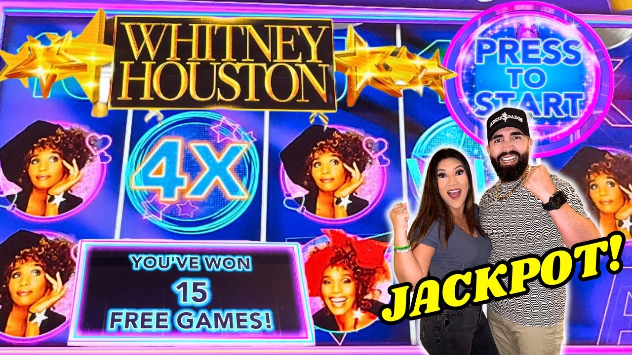 🎵 ESTE BONO TRAE MULTIPLICADORES ! WHITNEY HOUSTON NEW SLOT MACHINE JACKPOT EN LAS VEGAS