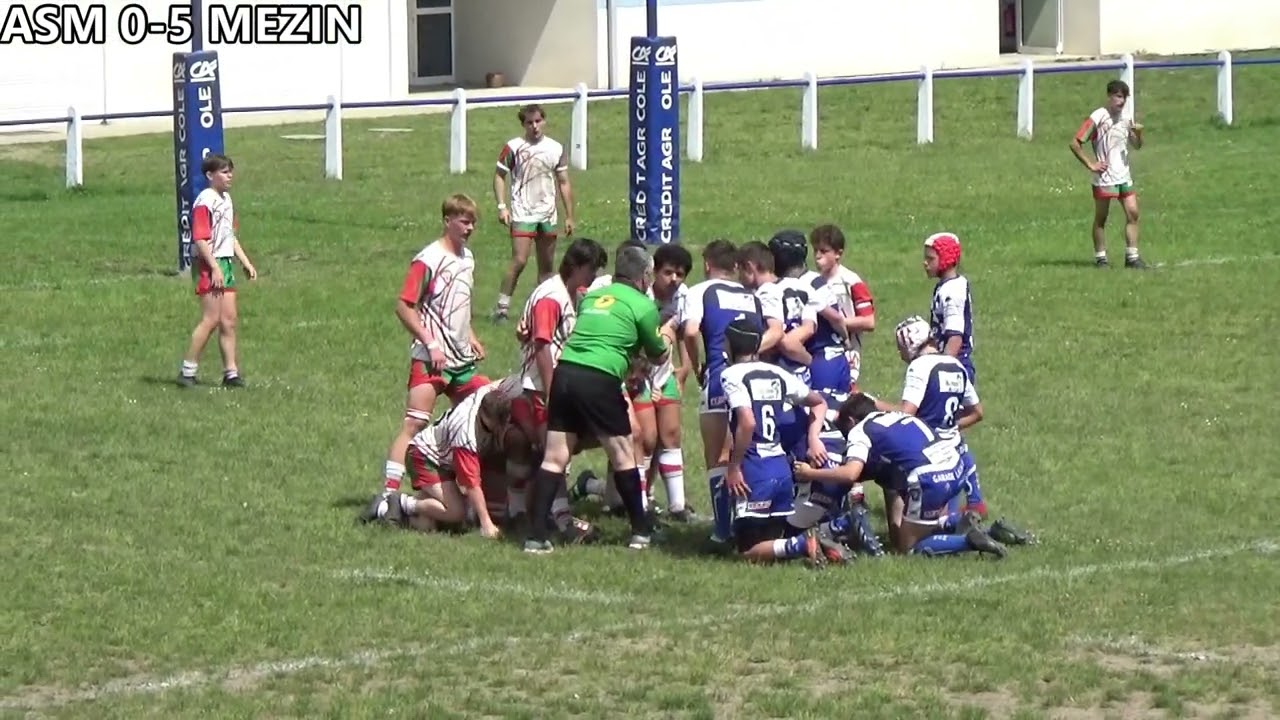 1/8 finale challenge Aquitain cadets, match du 06-05-23, MEZIN contre MIRAMONT
