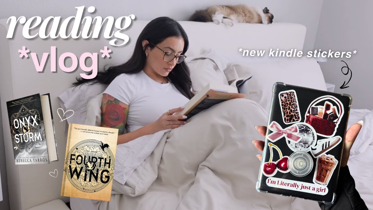 reading *FOURTH WING* ⚔️ for the first time  + making my kindle pretty ♡