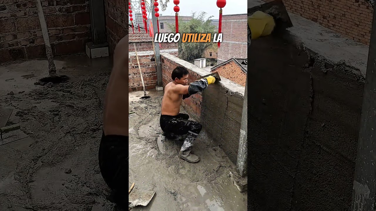 En China, est&aacute; prohibido revocar menos de 80 metros de pared por d&iacute;a👷🏻&zwj;♂️🚧 #construccion #diy