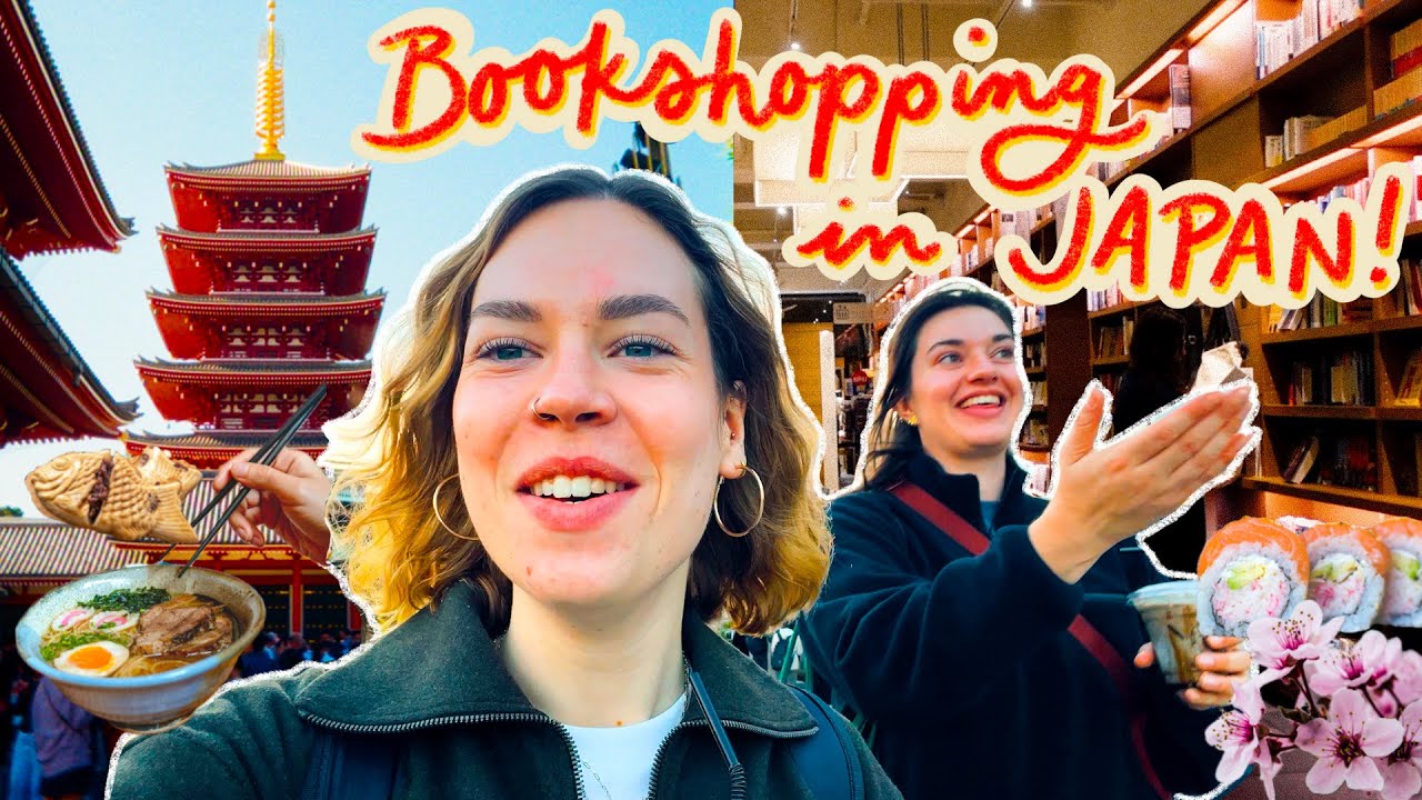 BOOKSHOPPING in Japan!! 📚⛩️🌸🍁 exploring Tokyo, Osaka, Kyoto & nature 🗻