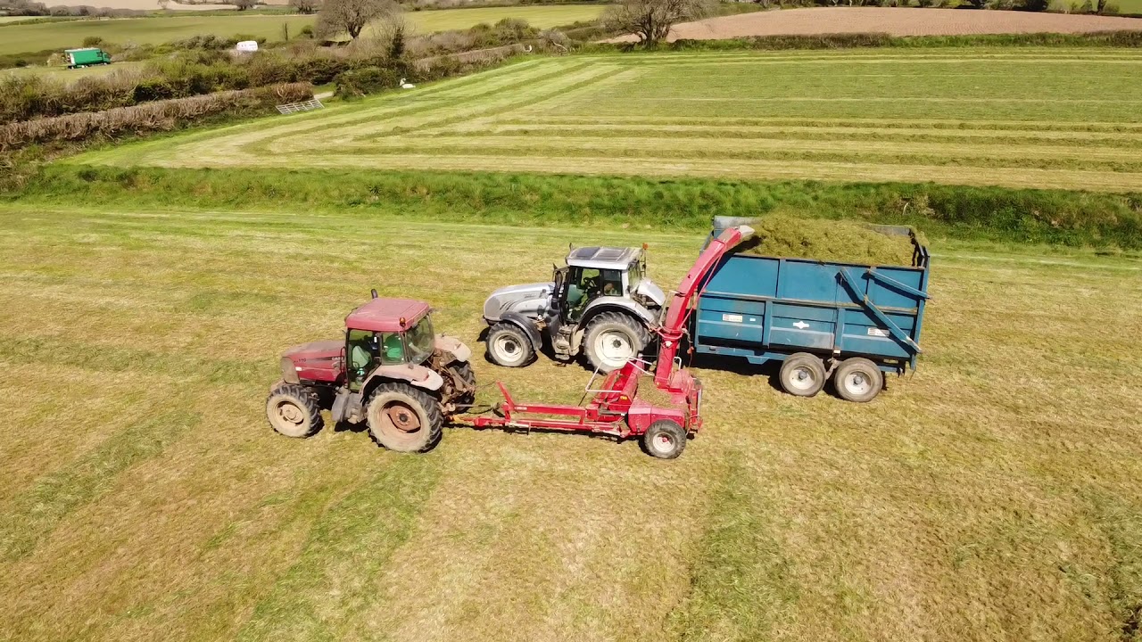 Case MX on Silage