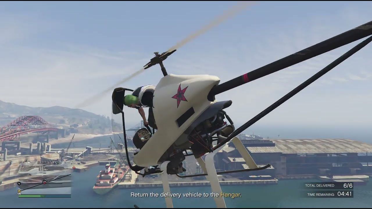 Hanger Sell Mission (Air) 3 Havok Helicopters With Tricky Drops (Solo)  GTA Online