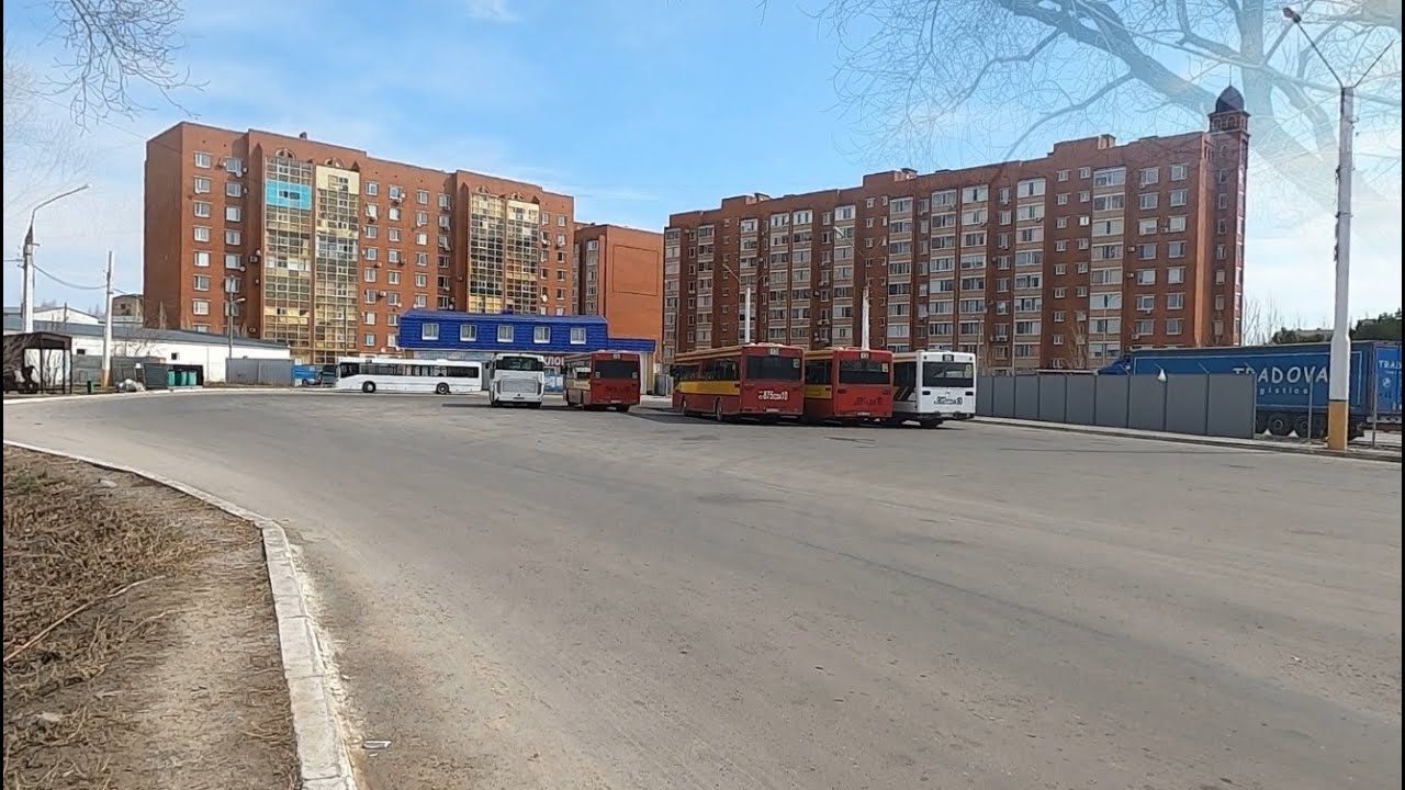 Костанай улица Карбышева идём к автовокзалу