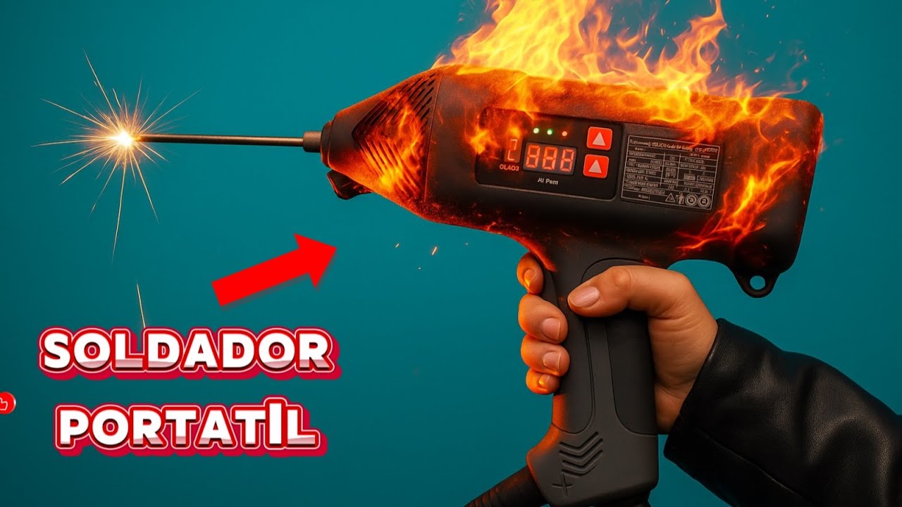 ¿Una Pistola que Suelda?⚡  Pruebo la Soldadora Taladro Más Rara del Mercado
