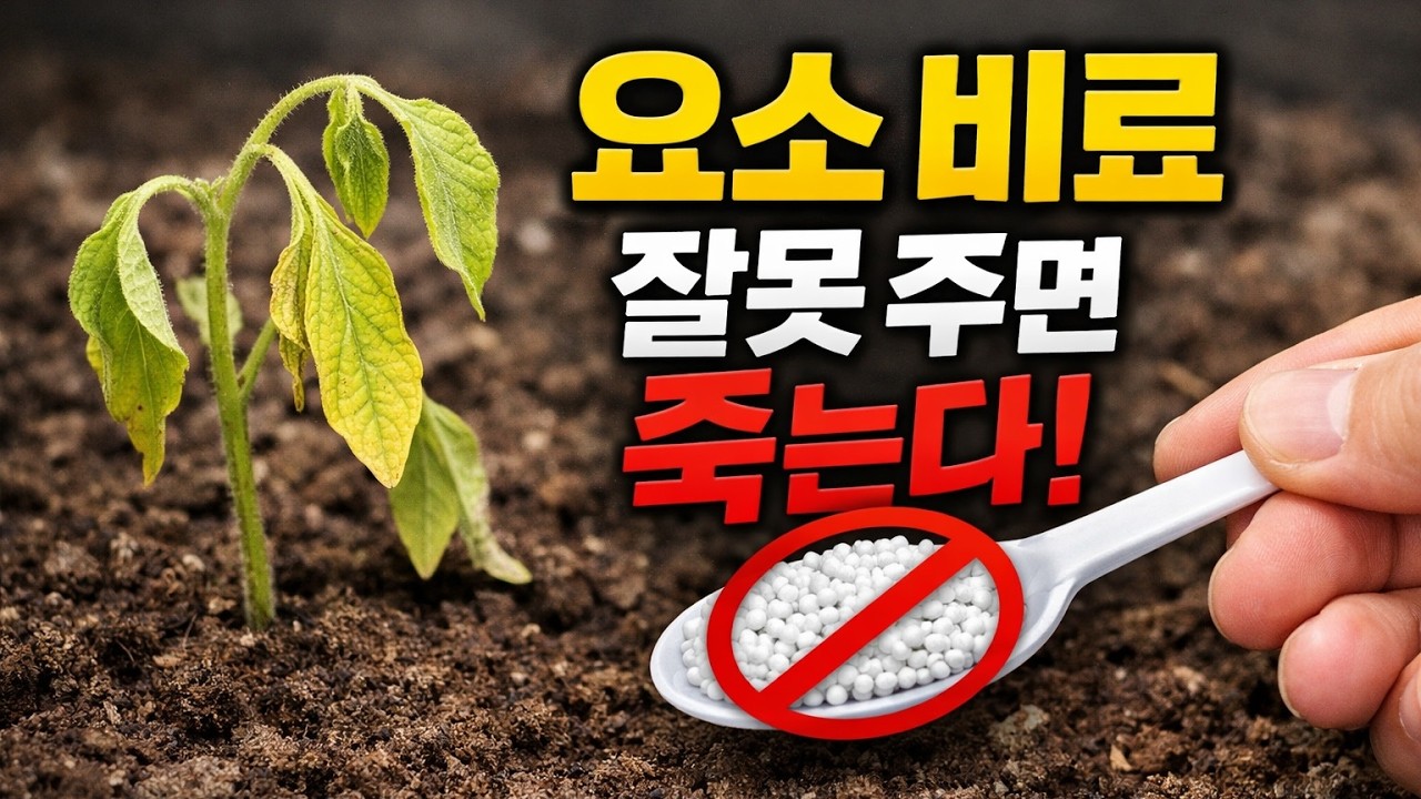 죽어가는 모종도 살리는 '요소 비료' 황금비율! 딱 1가지만 기억하세요