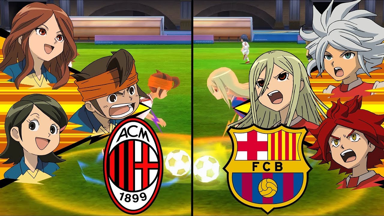 [Full HD 1080P] Inazuma Eleven UCL ～ Milan vs Barcelona ※Pokemon Anchor※