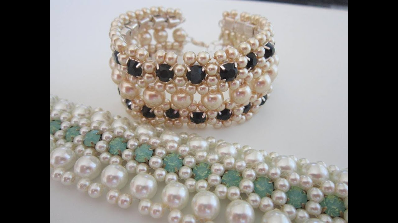 Bracelet with Gunmetal Cup Chain Strands . Браслет из цепочки с кристаллами.Super Easy