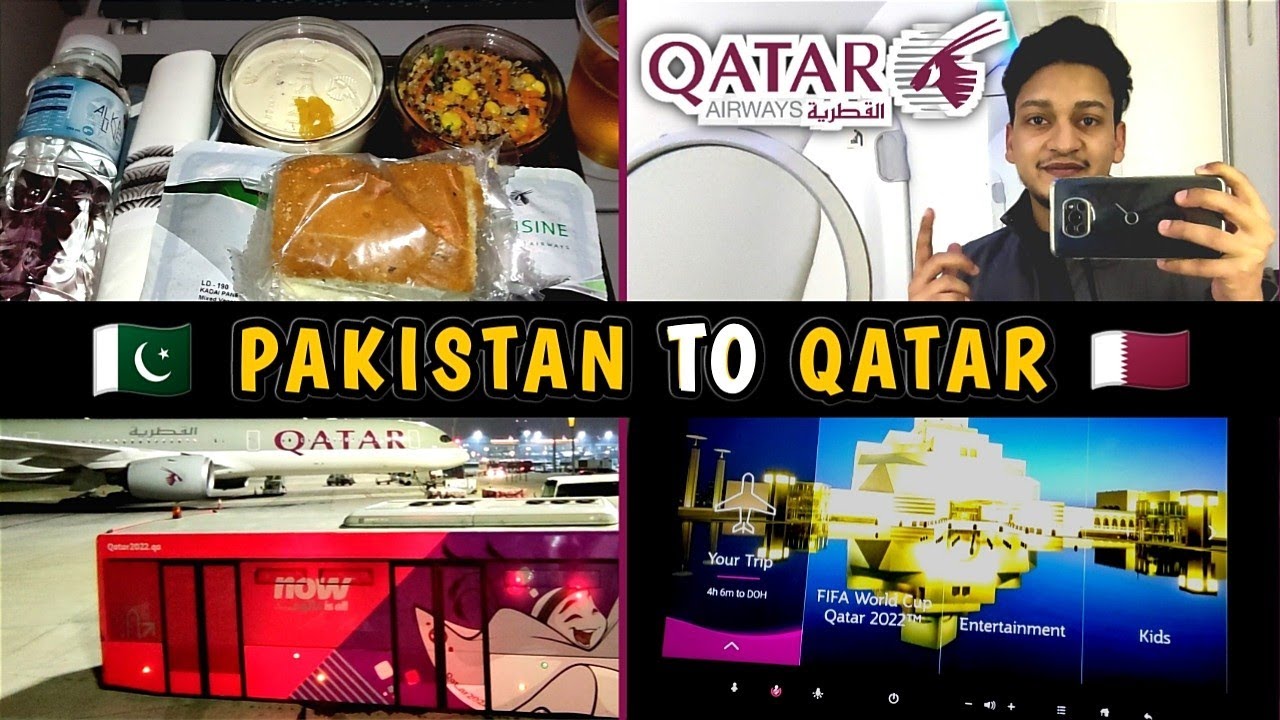 Qatar Airways Review from Pakistan to Qatar 🇵🇰 🇶🇦