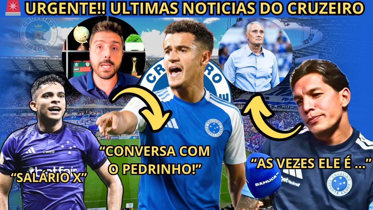 URGENTE!!🚨 COUTINHO no CRUZEIRO! BRUNO RODRIGUES e seu SALÁRIO no CRUZEIRO, ROMERO fala SOBRE TITE!💙
