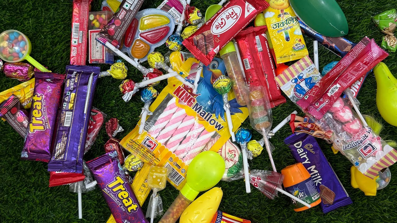 Colorful Candy Mix Unboxed! 🍬 King Mallow, Dairy Milk, Treat