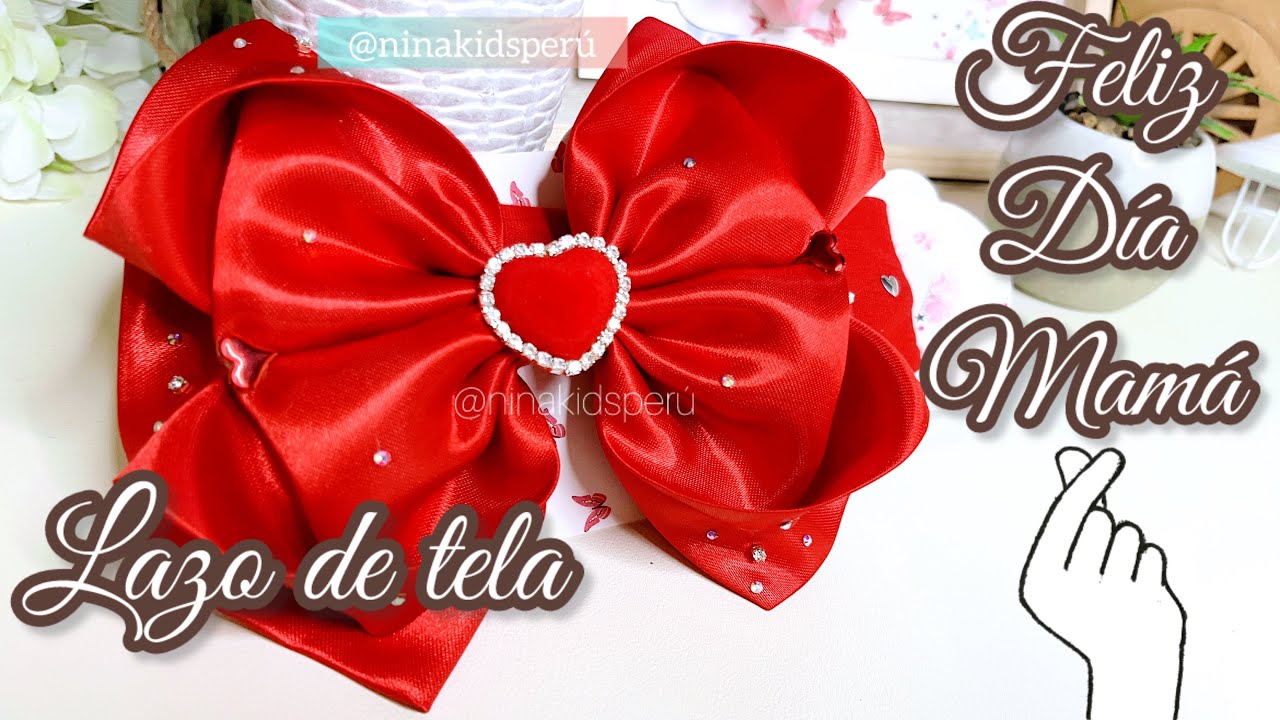 Maxi #lazocoquette Baby FELIZ DIA MAMÁ  en bandita, vincha, tiaras, diadema o Cintillo