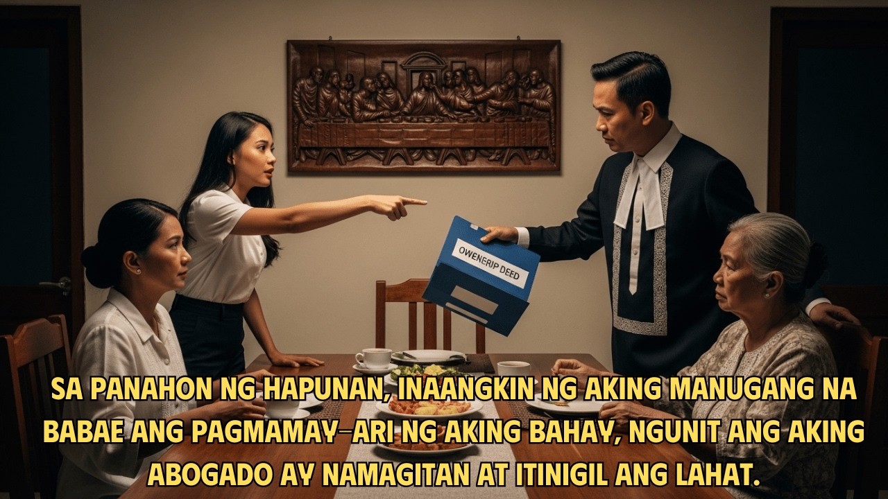 Sa hapunan, inaangkin ng aking manugang na babae ang pagmamay-ari ng aking bahay, ngunit...