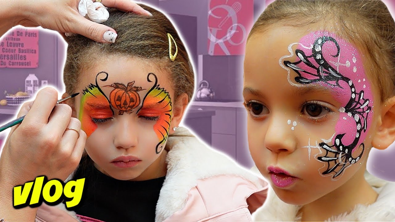 VLOG - SUPERBE après midi POUR les FILLE - MAQUILLAGE - MASQUE et CHASSE à la CITROUILLE !