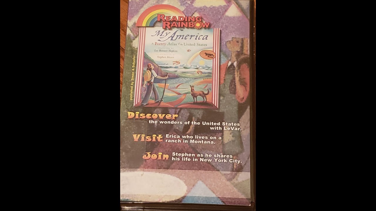 Reading Rainbow - My America: A Poetry Atlas of the United States (2002)