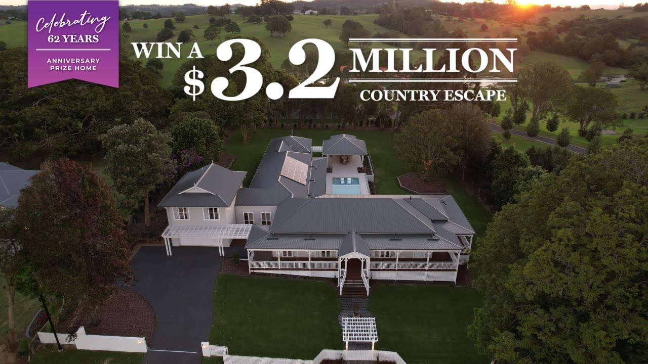 Win a $3.2M country escape in the Sunshine Coast | Anniversary Lottery 456