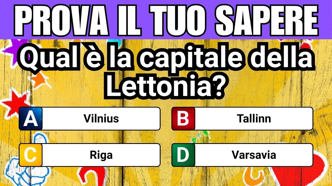 Quiz del Giorno: Quanto è Solida la Tua Cultura Generale?