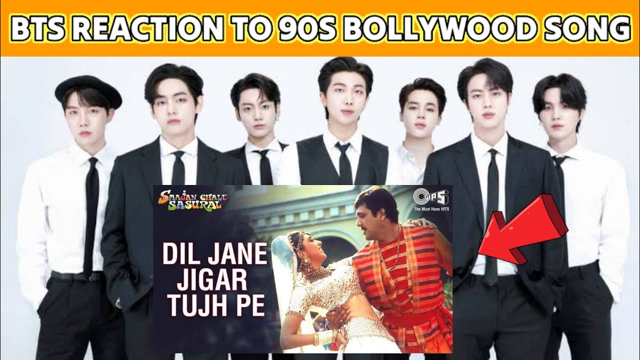 BTS REACTION TO 90S BOLLYWOOD SONGS #btsreactiontobollywoodsong #90shindisongs