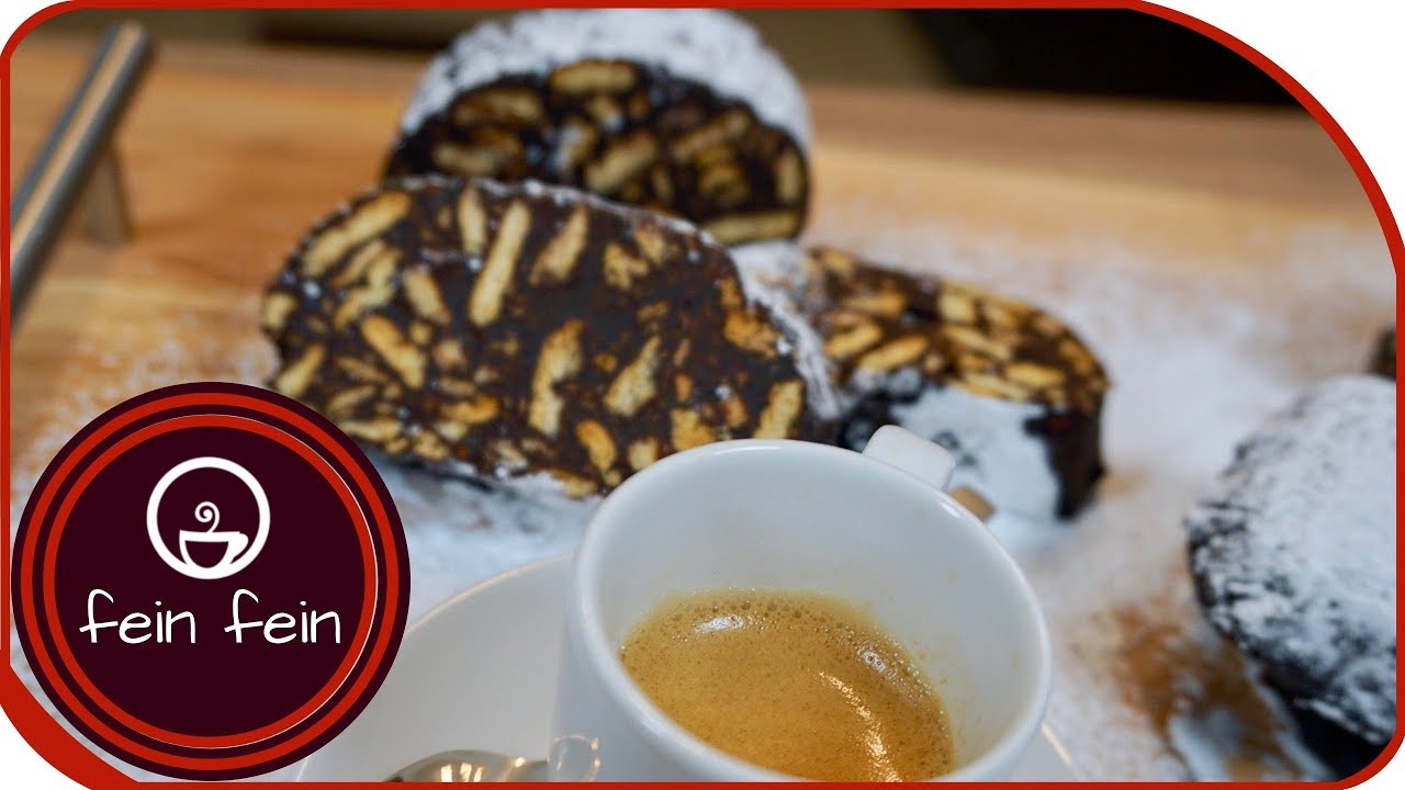 Schokoladensalami / selbst gemacht / so lecker wie im Italien Urlaub