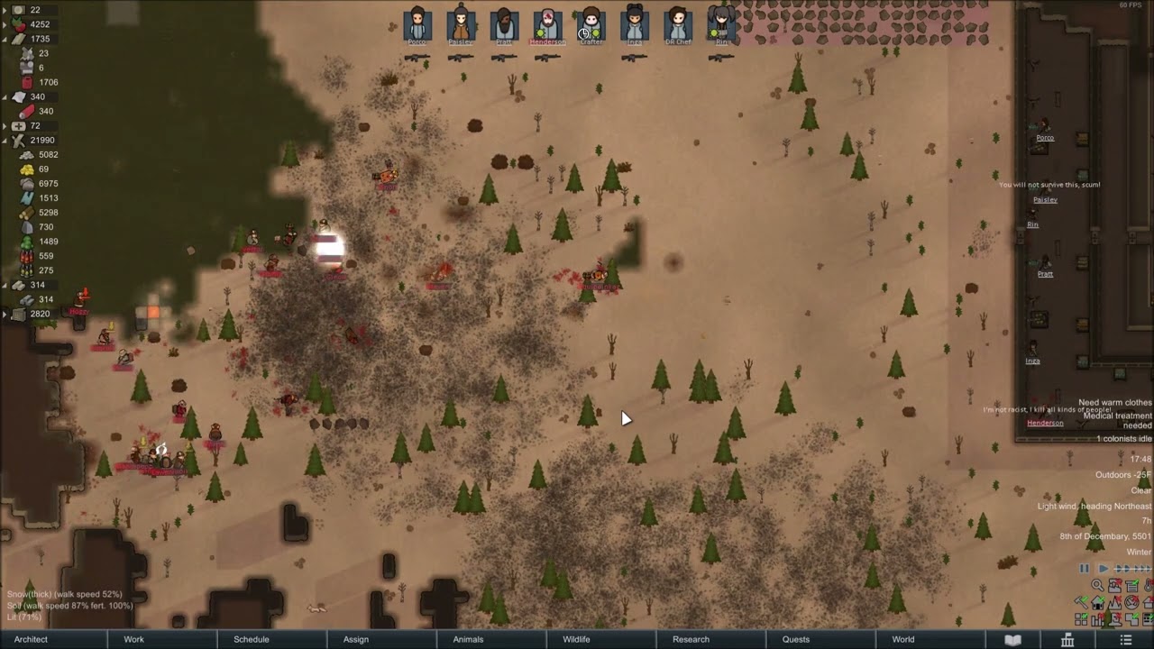 Rimworld attacked by Sappers