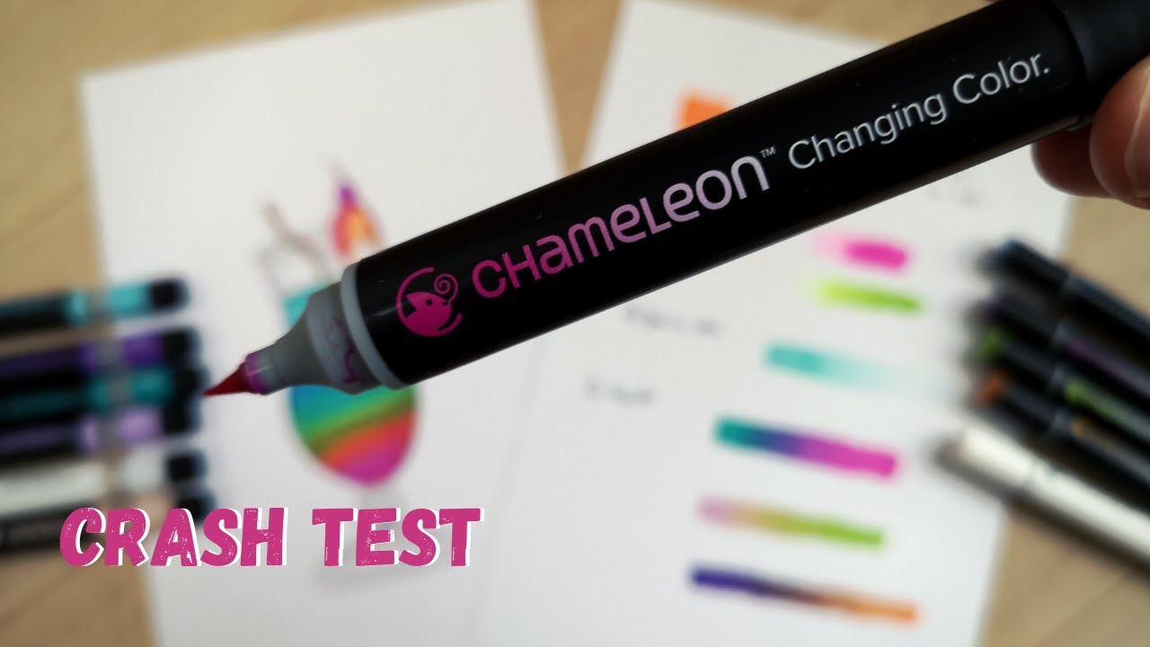 Je teste les marqueurs Chameleon ! CRASH TEST : Présentation & avis dégradés