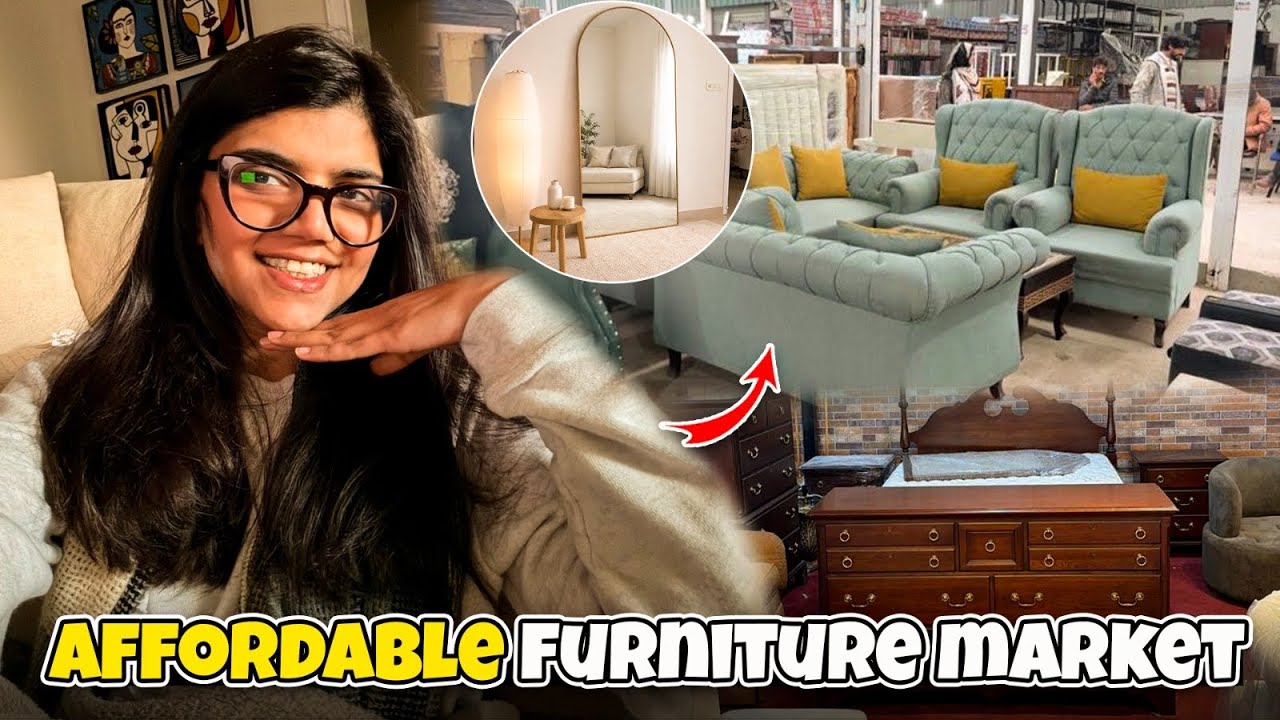 EXPLORING AFFORDABLE FURNITURE MARKET FOR YOU ALL! - Vlog