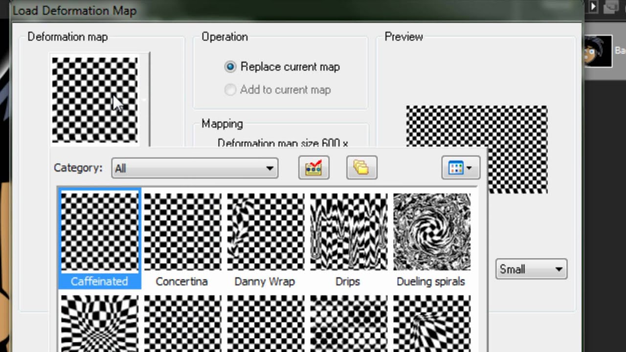 Paint Shop Pro Basics 53) Warp tools - Deformation Map