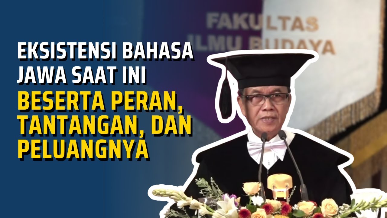 Pengukuhan Prof. Dr. Hendrokumoro, M.Hum., Guru Besar Fakultas Ilmu Budaya UGM