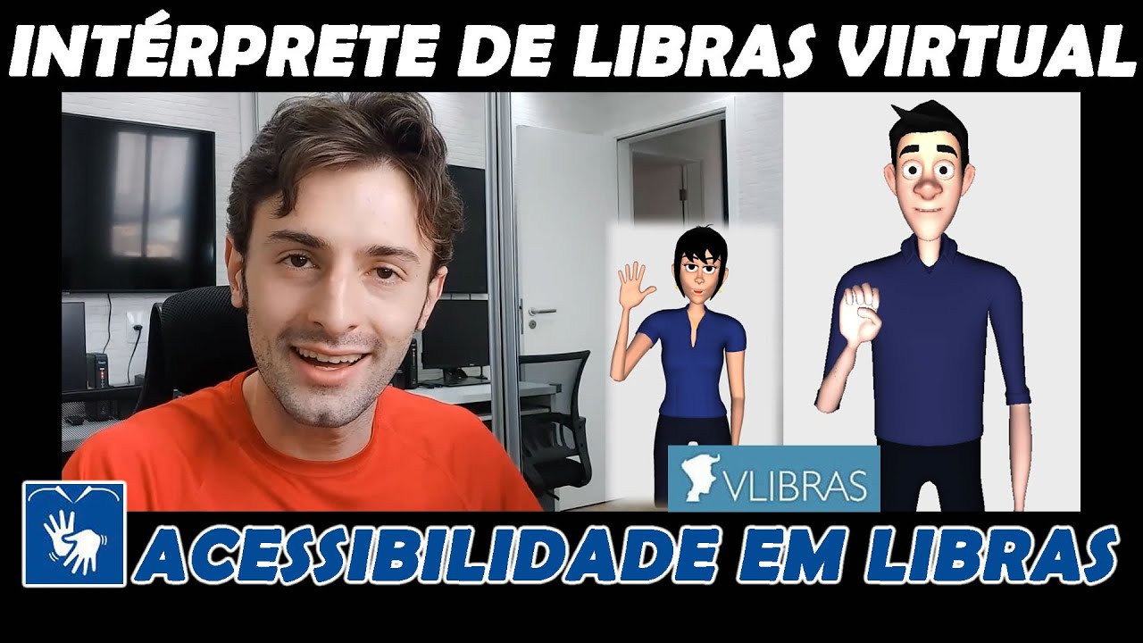 Aula Como Adicionar um Intérprete de Libras Virtual nos Vídeos Crie Acessibilidade para seus Vídeos