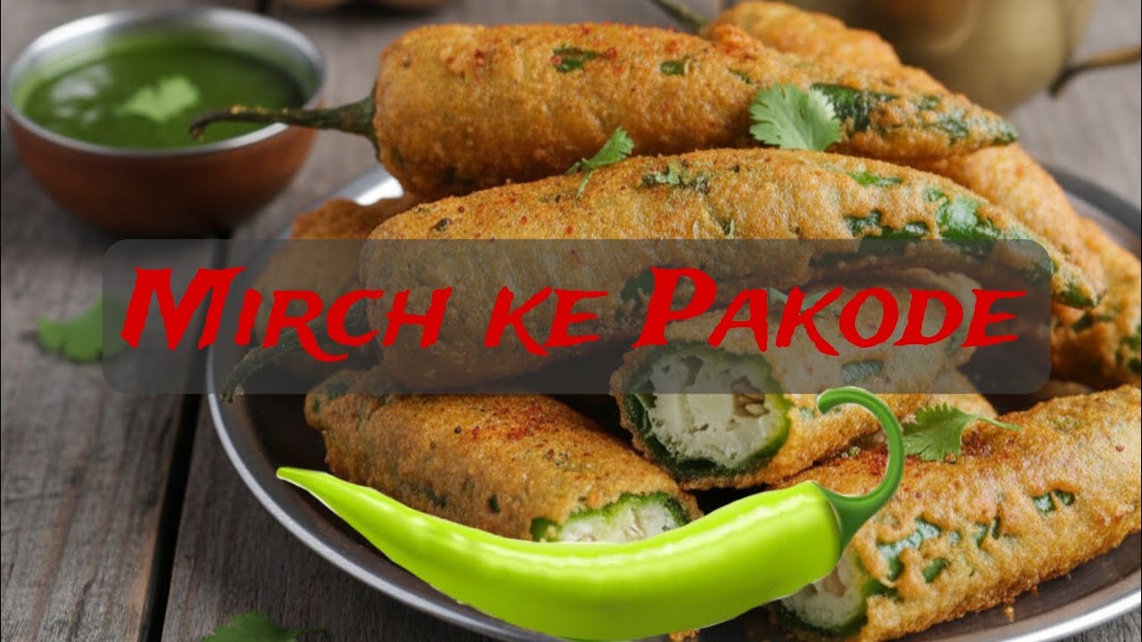 Hari Mirch Pakoda (Hari mirch ke pakode ki Recipe)@Kajalkitchen07 