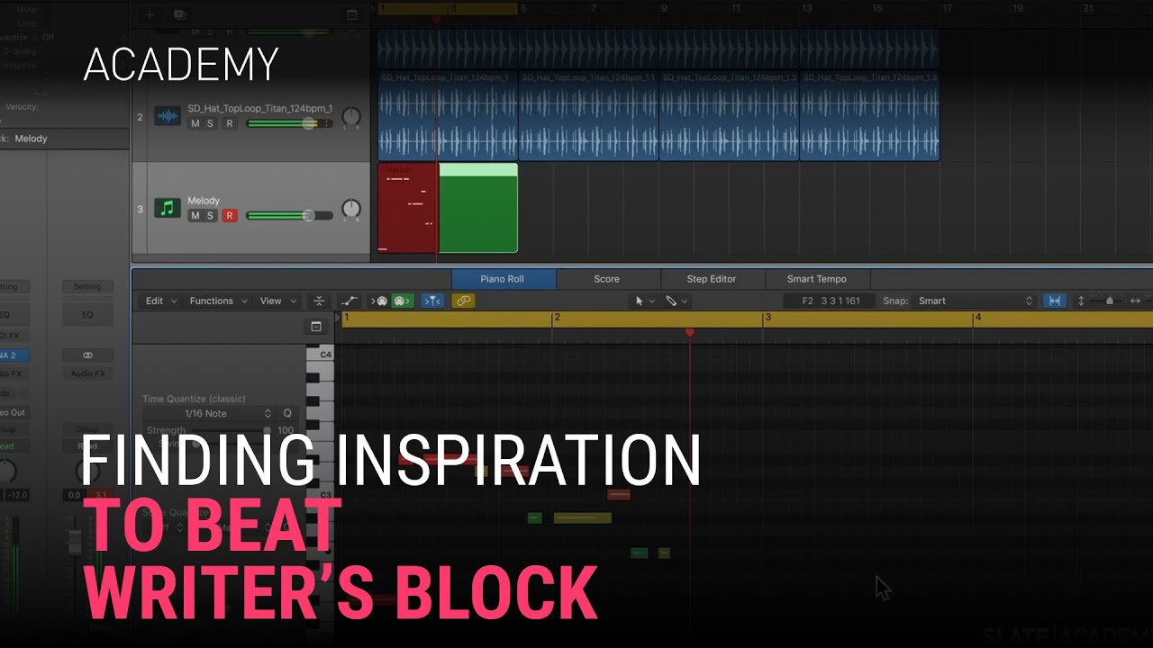 Getting Inspiration - EDM Production Masterclass on Slate Academy