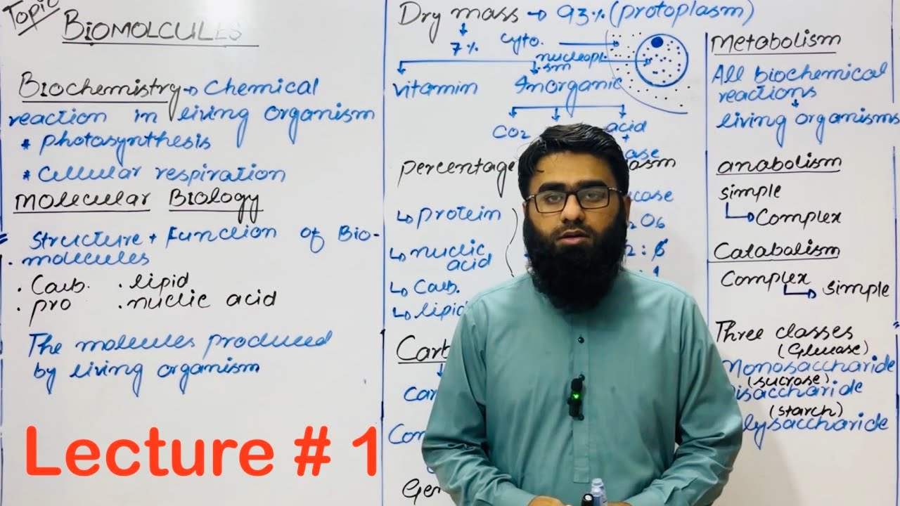 Biomolecules | Introduction & Carbohydrates |  9nt Biology | PTB New Book 2025 | Smart syllabus 2026