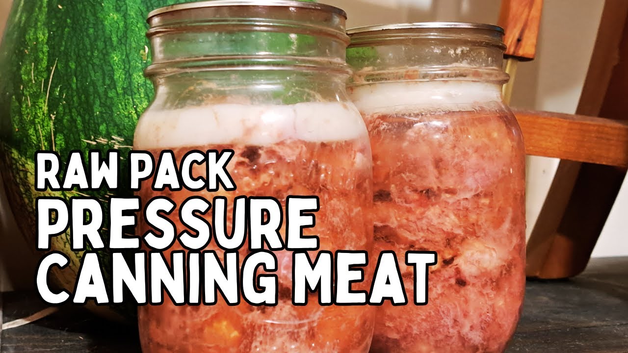 PRESSURE CANNING Raw Meat: Raw Pack Canning Lamb Meat (EVERY BIT COUNTS)